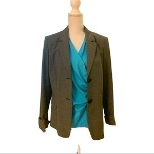 Lafayette 148 New York classic 2 button black white jacket